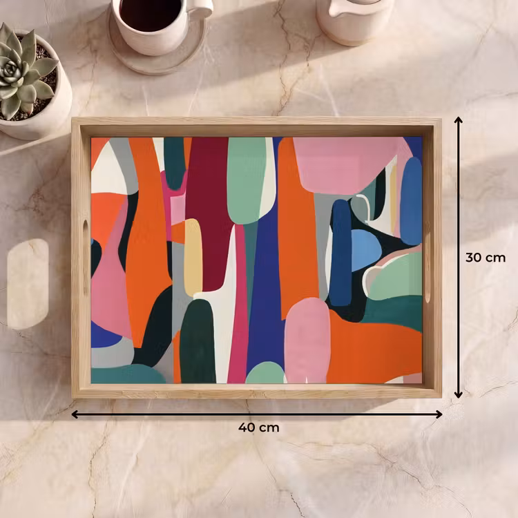 Plateau - Formes - Rythmique - Couleurs - Abstrait — 7