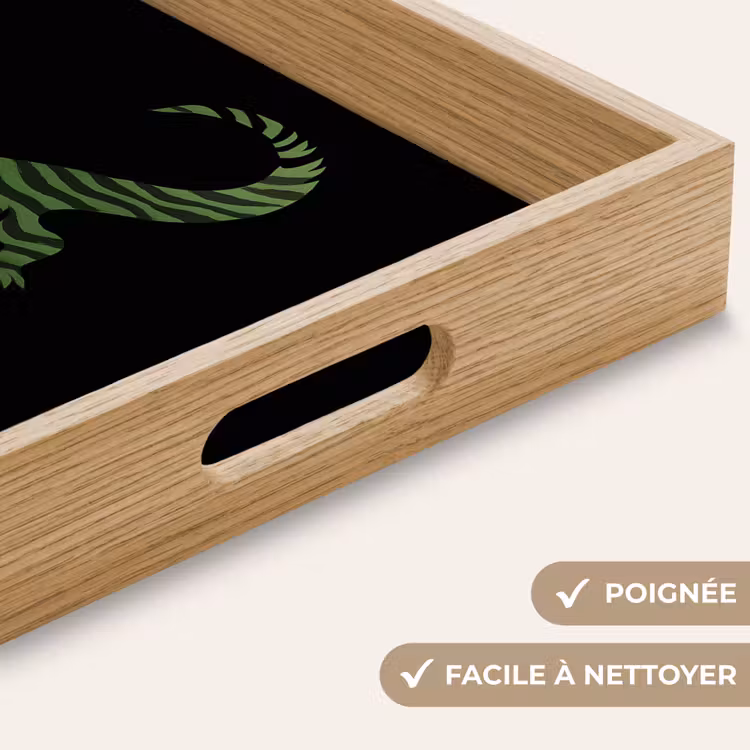 Plateau - Crocodile - Vert - Tigre - Rayures — 8