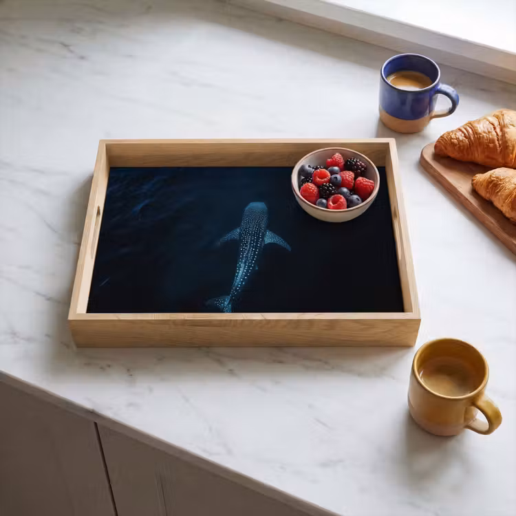 Plateau - Océan - Requin-baleine - Bleu foncé - Taches — 3