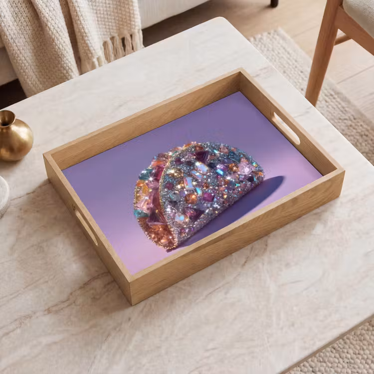 Plateau - Gems - Glitters - Purple - Colourful — 2