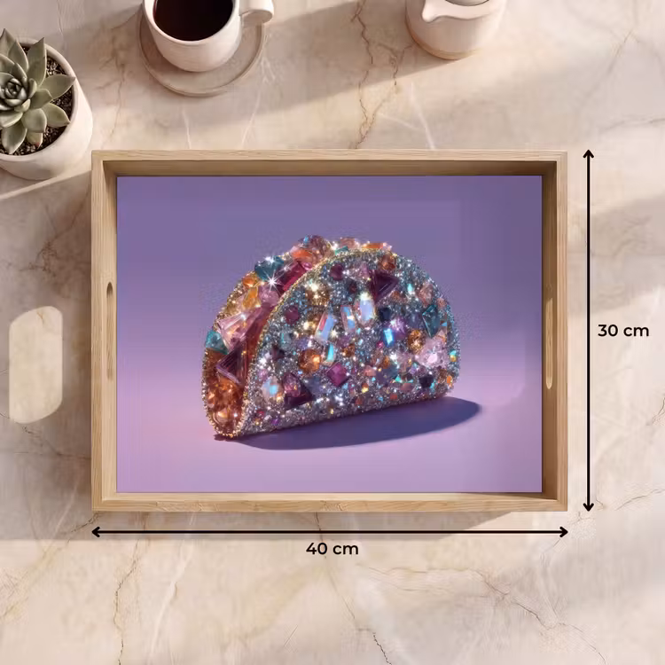 Plateau - Gems - Glitters - Purple - Colourful — 7