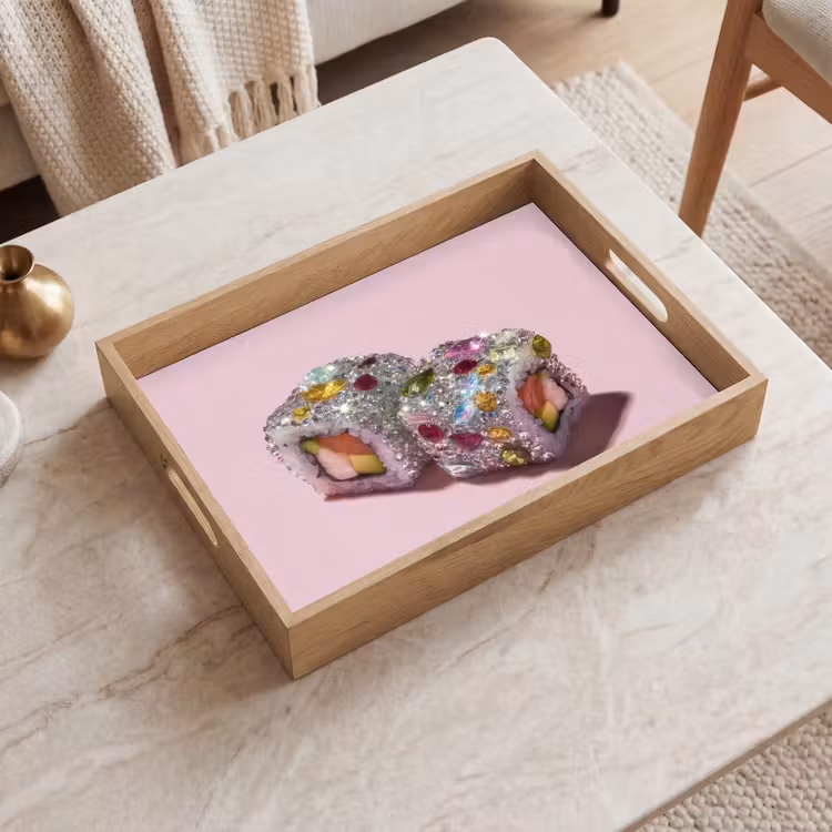 Plateau - Sushi - Rouleaux - Pierres - Coloré — 2