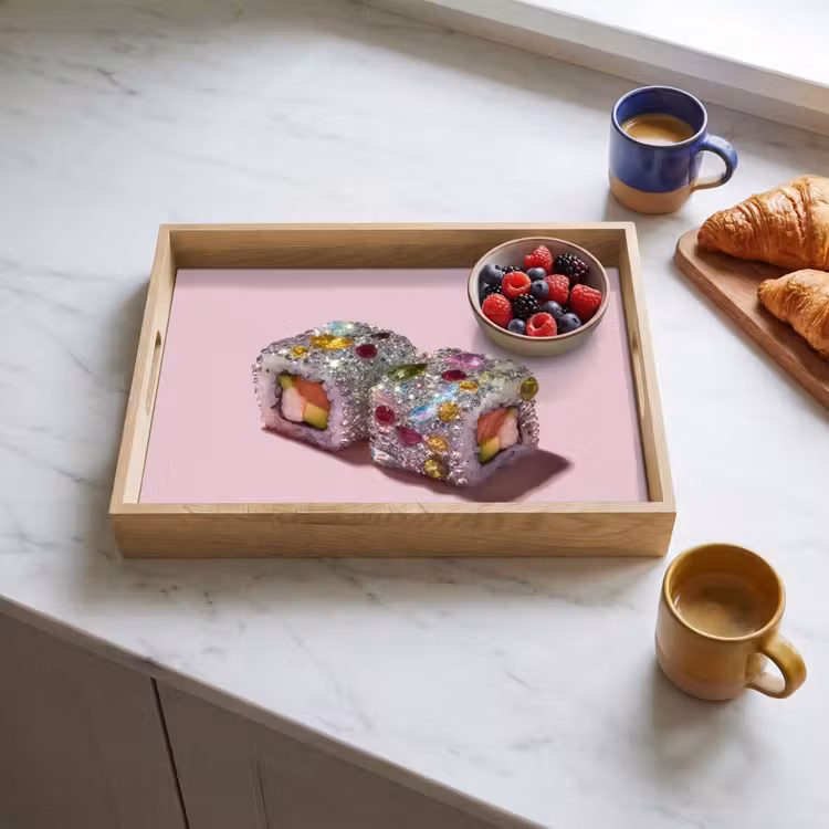 Plateau - Sushi - Rouleaux - Pierres - Coloré — 3