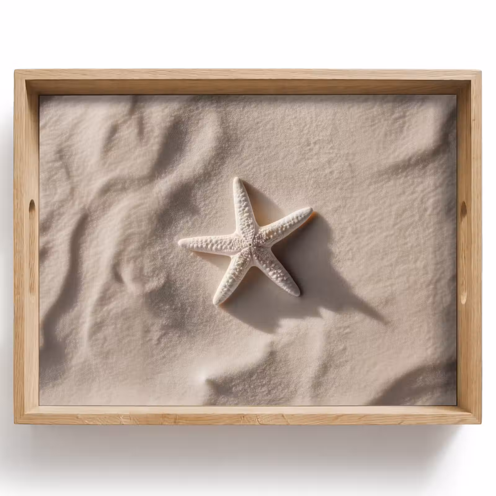 Plateau - Plage - Etoile de mer - Sable - Beige — 1