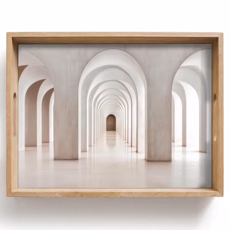 Plateau - Couloir - Arches - Symétrique - Moderne — 1
