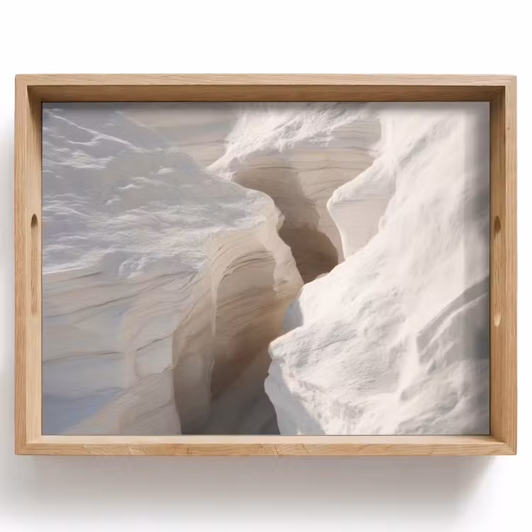 Plateau - Gorge - Blanc - Neige — 1