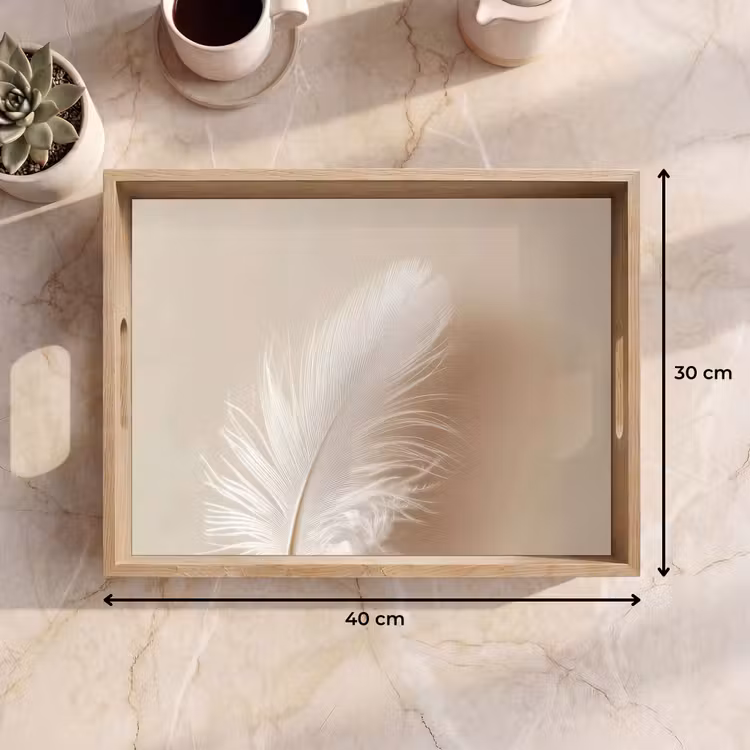 Plateau - Plume - Minimaliste - Rose — 7