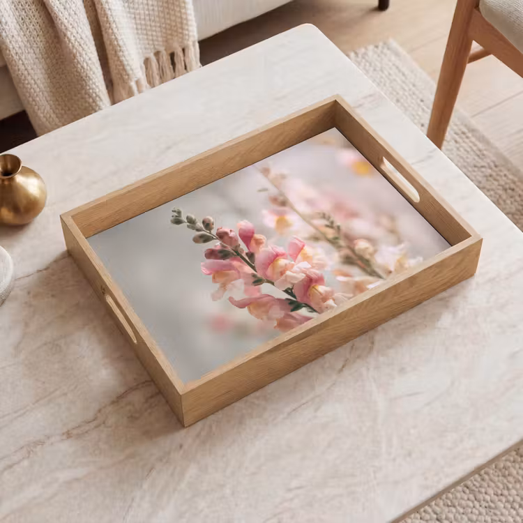 Plateau - Fleur - Muflier - Rose - Tige — 2