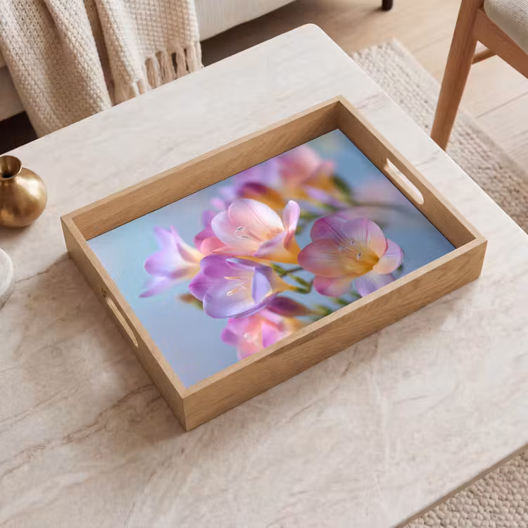 Plateau - Fleurs - Pourpre - Débordement - Étamines — 2
