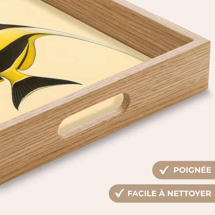 Plateau - Poisson - Ornemental - Nageoire dorsale - Jaune — 8