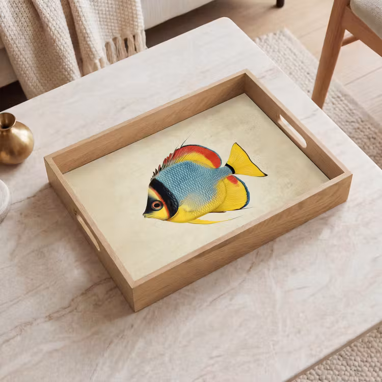 Plateau - Coloré - Poisson - Écailles - Illustration — 2