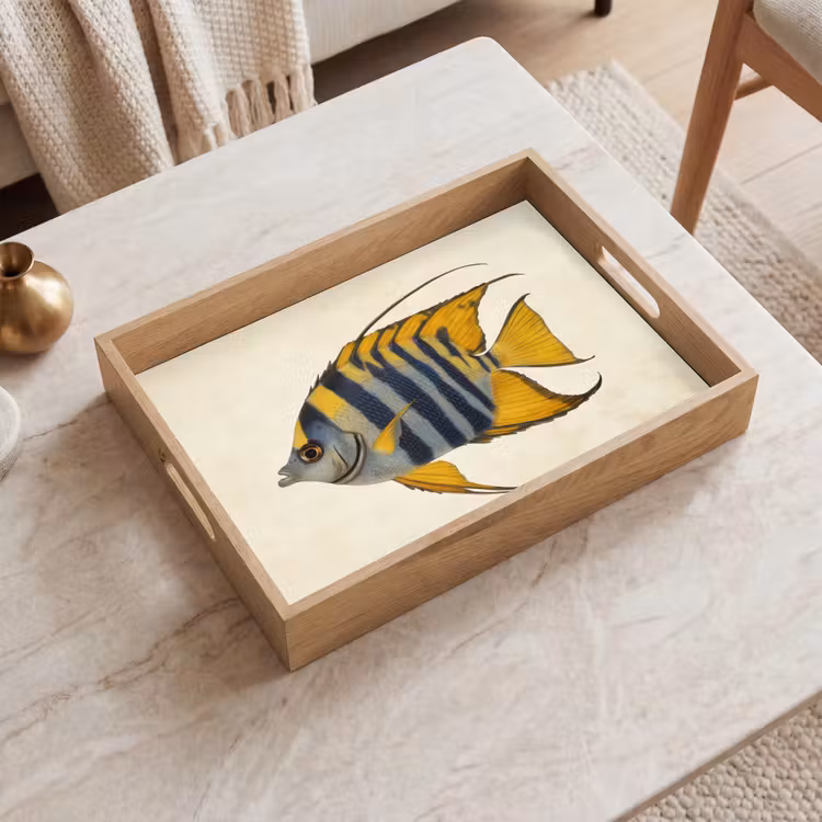 Plateau - Poisson - Décoratif - Nageoires - Illustration — 2