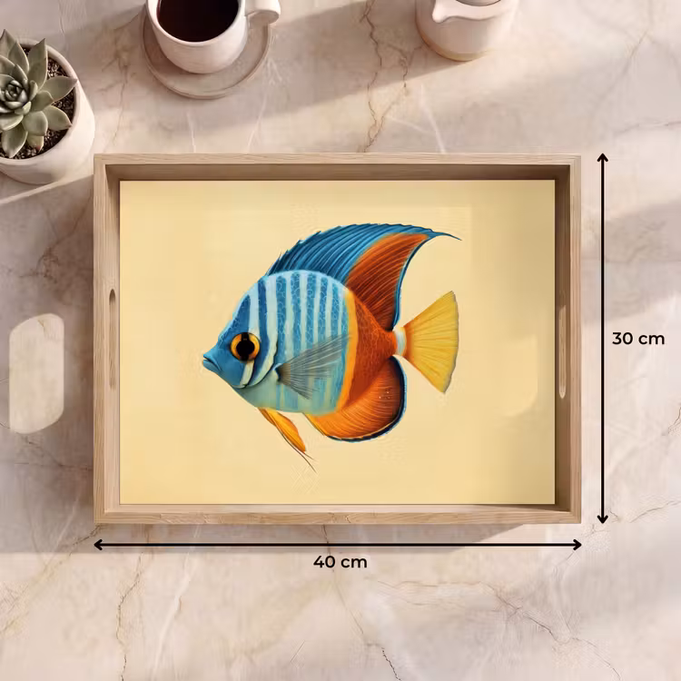 Plateau - Poisson - Nageoires - Bleu - Yeux — 7