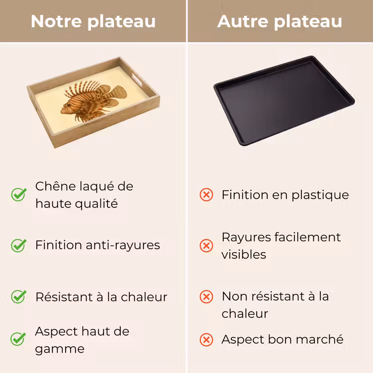 Plateau - Rayures - Poisson - Rond - Épines — 9