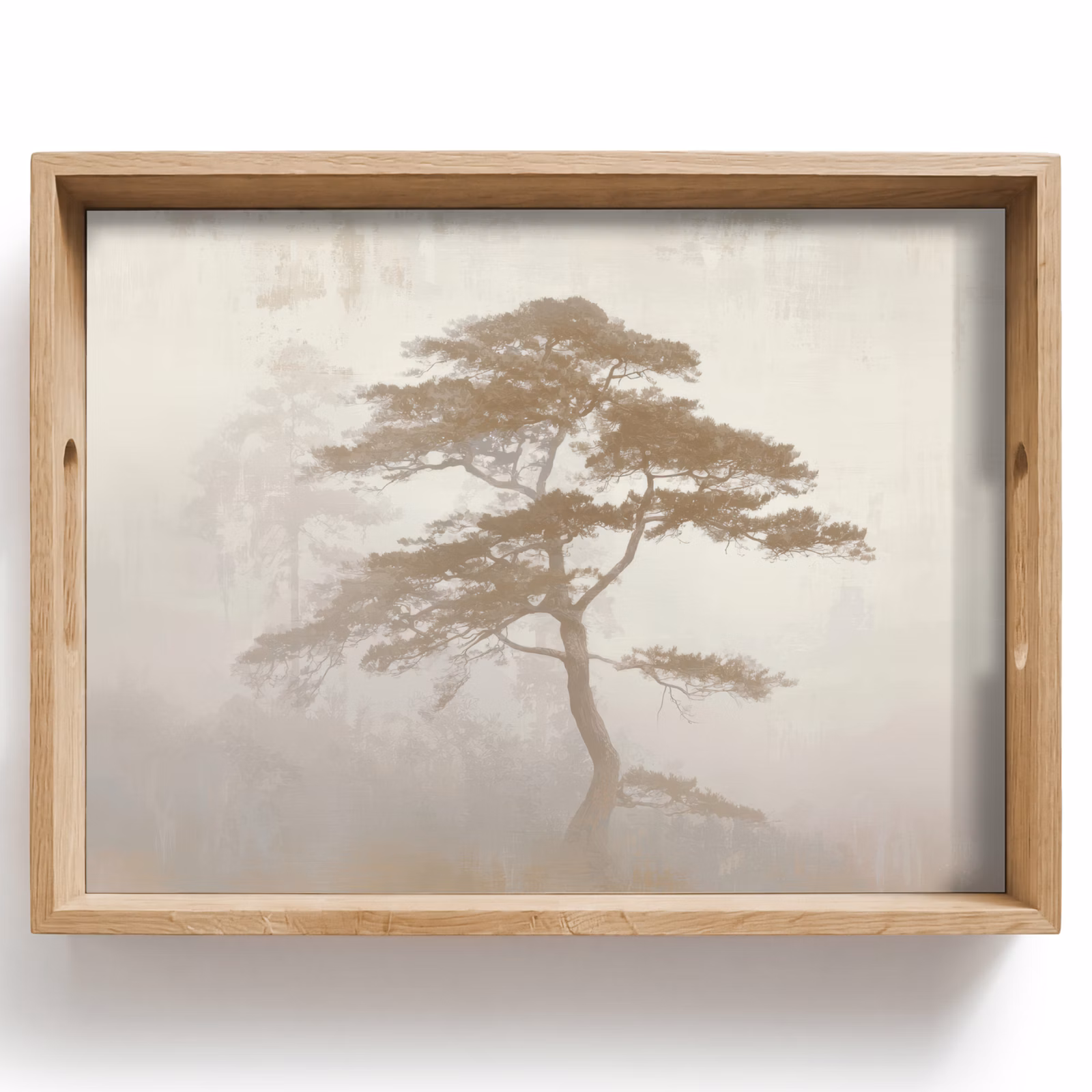 Plateau - Arbre - Style oriental - Paysage — 1