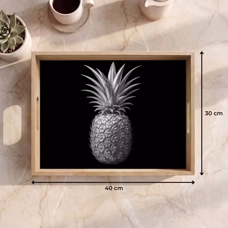 Plateau - Ananas - Détaillé - Feuilles — 7