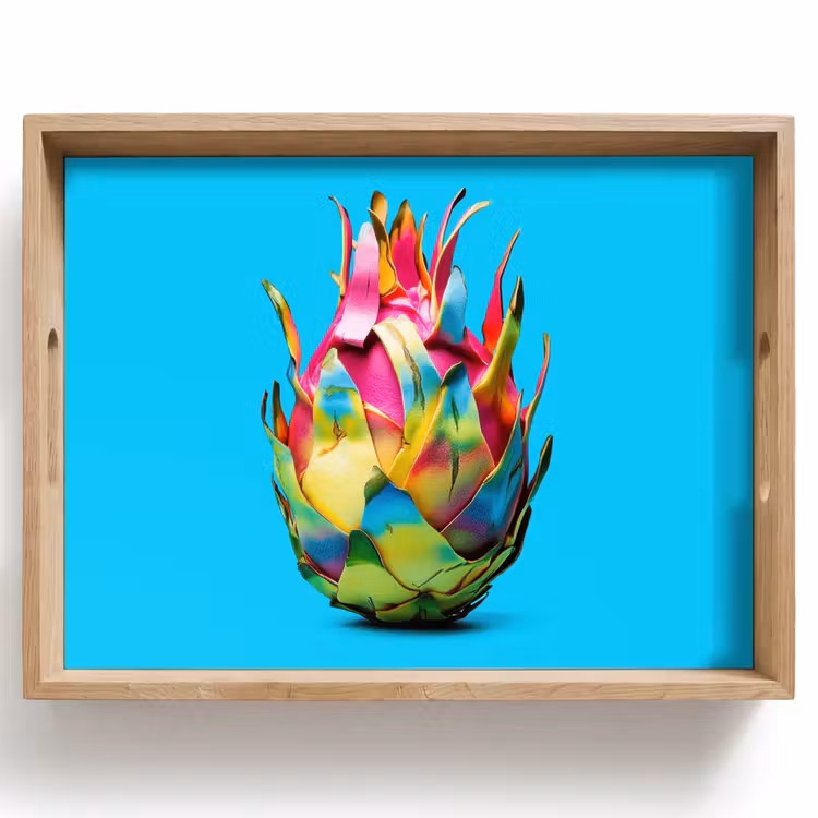 Plateau - Fruit du dragon - Bleu - Vivid — 1