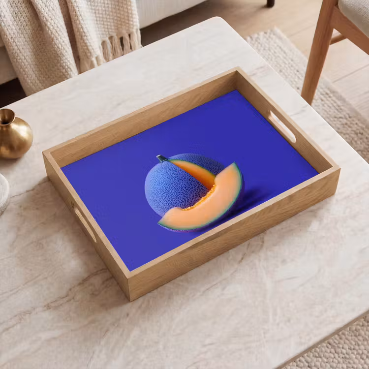Plateau - Melon - Bleu - Orange - Arty — 2