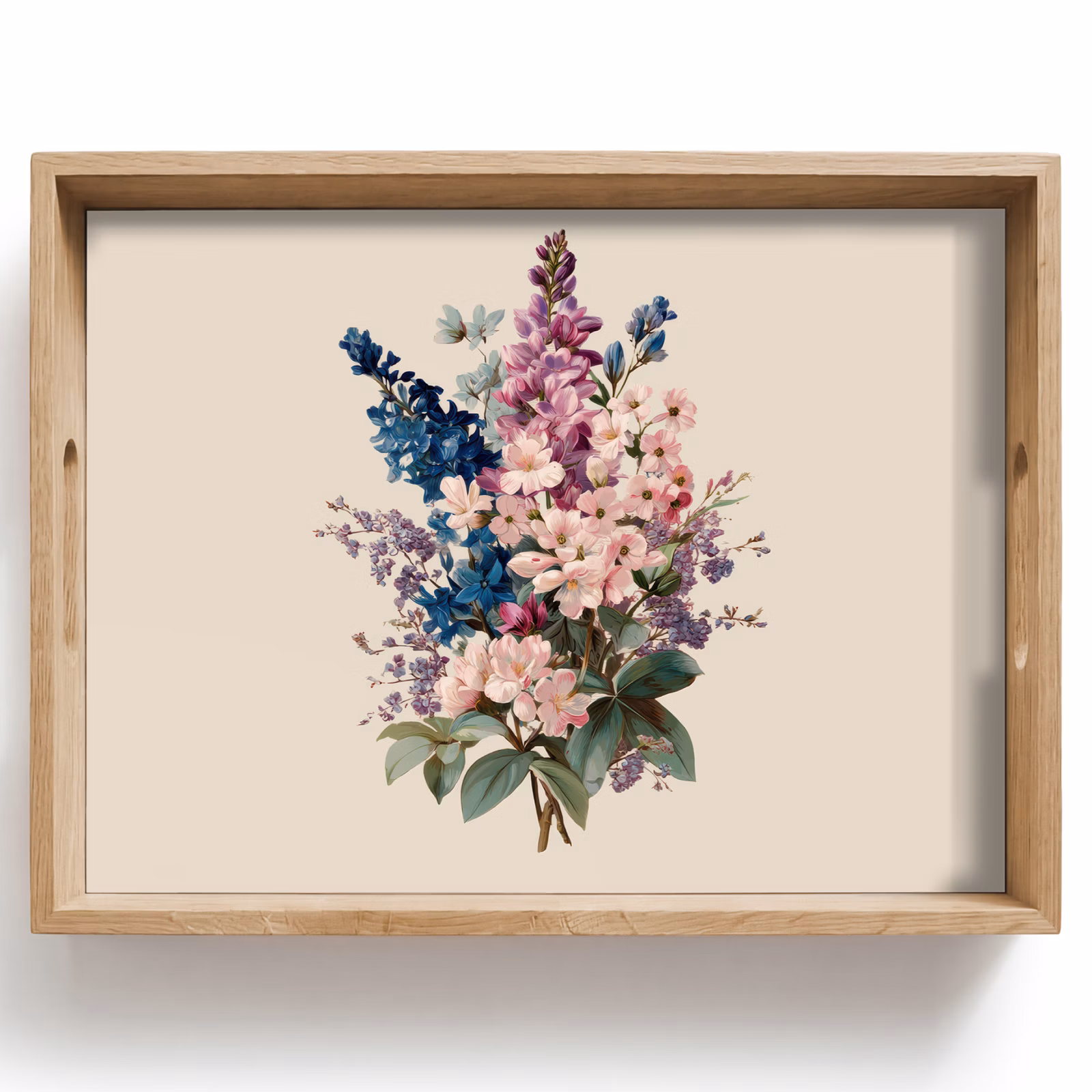 Plateau - Bouquet - Beige - Harmonieux - Subtil — 1