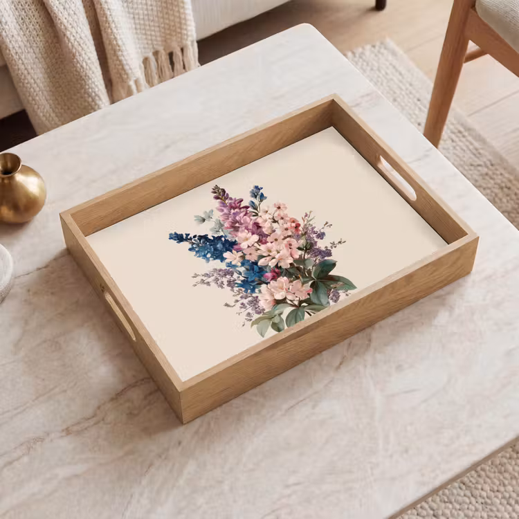 Plateau - Bouquet - Beige - Harmonieux - Subtil — 2