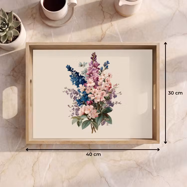 Plateau - Bouquet - Beige - Harmonieux - Subtil — 7