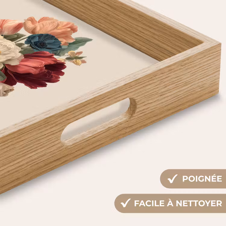 Plateau - Bouquet - Tons chauds - Elégant — 8
