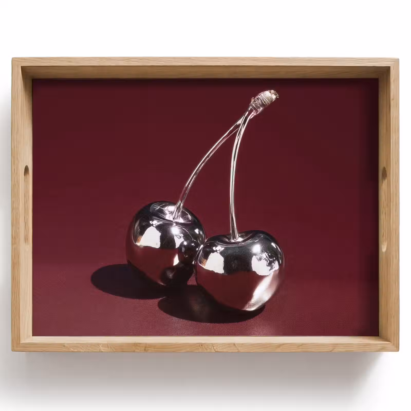 Plateau - Cherry - Glossy - Bordeaux — 1