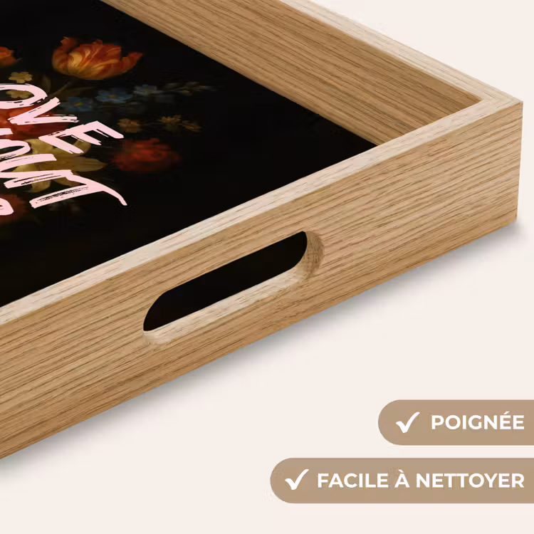 Plateau - Amour - Moderne - Fleurs — 8