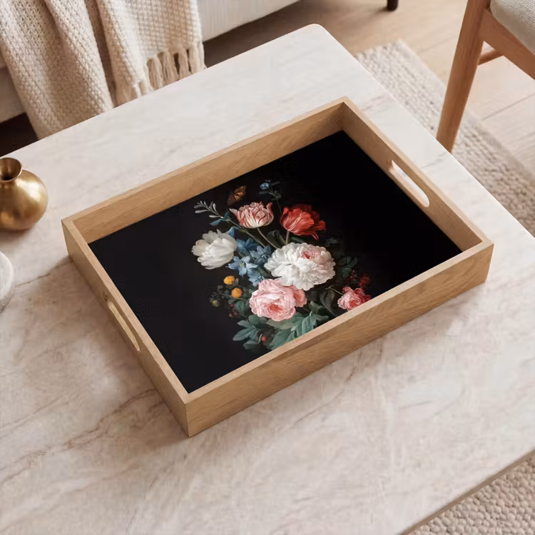 Plateau - Bouquet - Coloré - Classique — 2