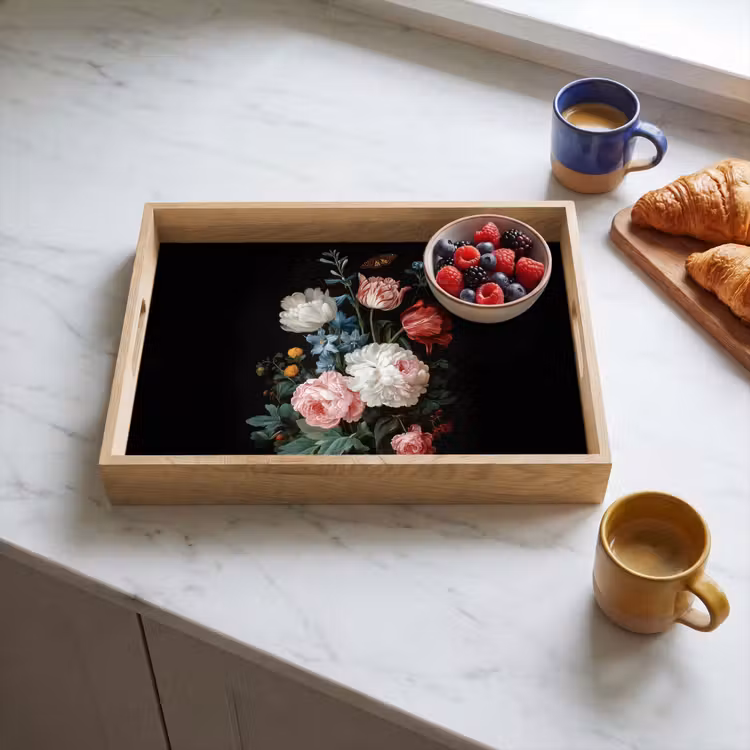 Plateau - Bouquet - Coloré - Classique — 3