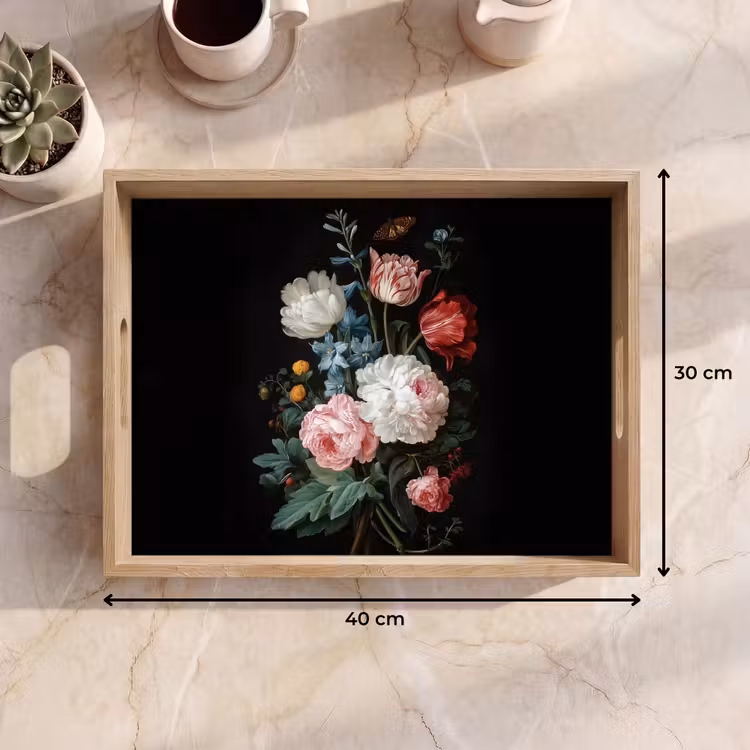 Plateau - Bouquet - Coloré - Classique — 7