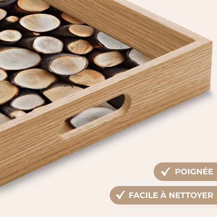 Plateau - Bois - Bûches - Texture — 8
