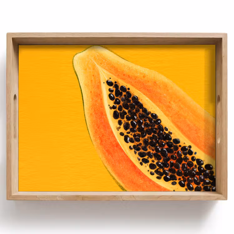Plateau - Papaye - Orange - Topique — 1
