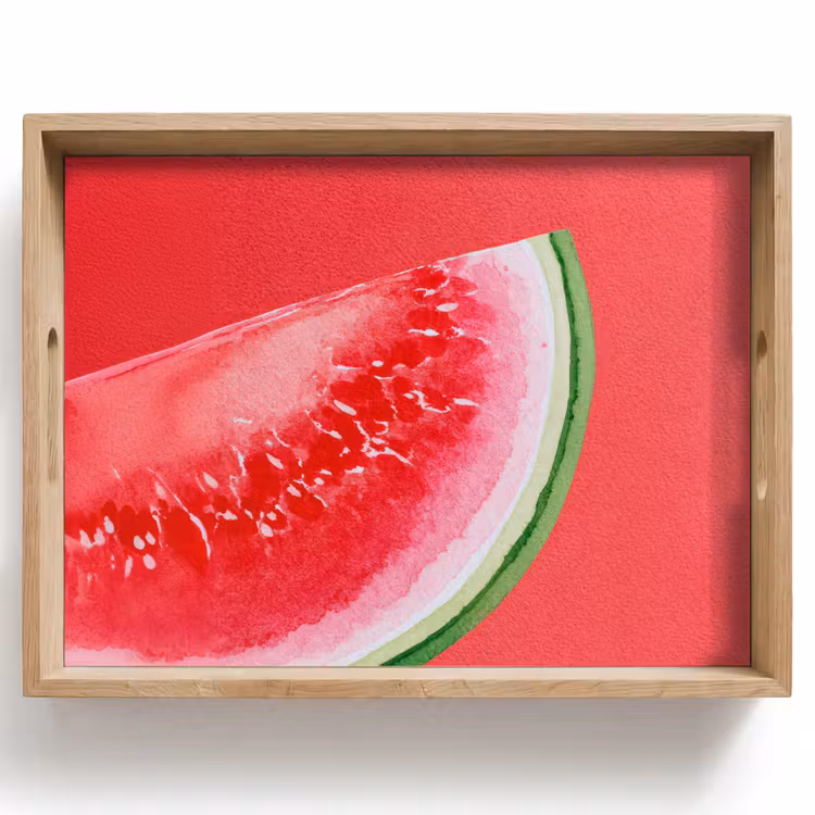 Plateau - Pastèque - Rouge - Été — 1