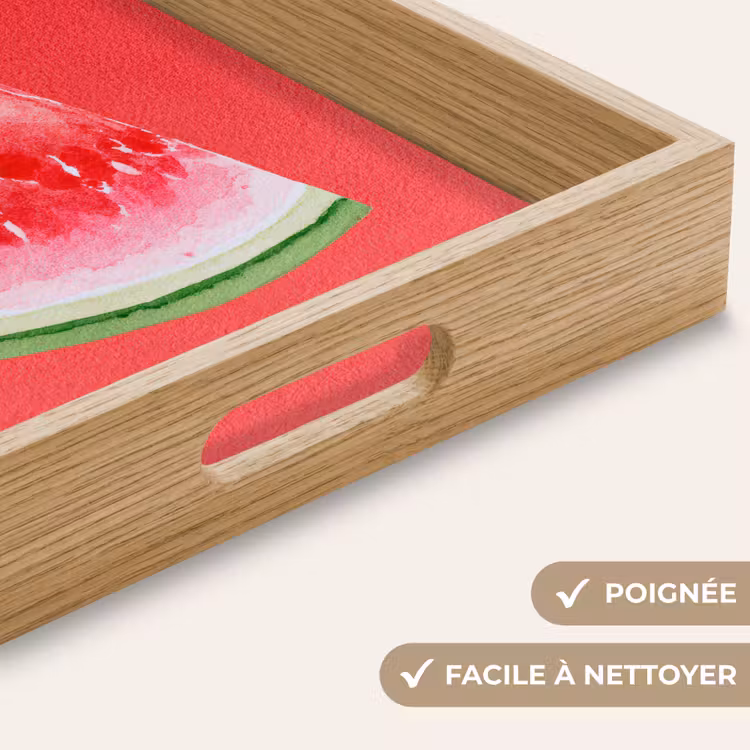 Plateau - Pastèque - Rouge - Été — 8