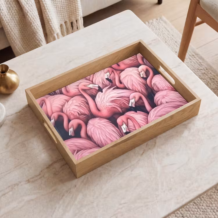 Plateau - Flamant - Rose - Animaux — 2