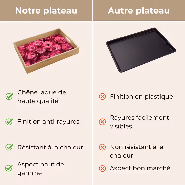 Plateau - Roses - Rose - Fleur — 9