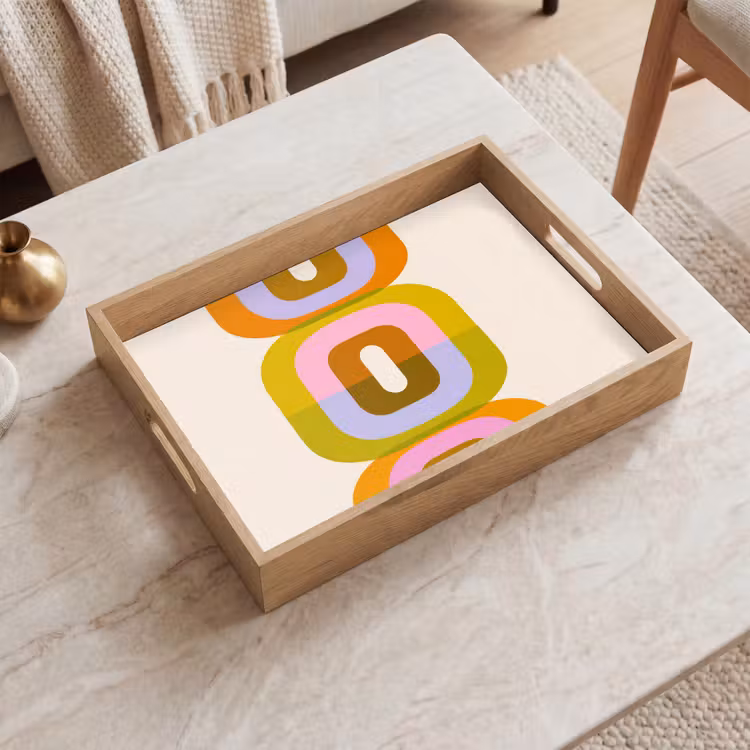 Plateau - Empilage - Formes - Orange — 2