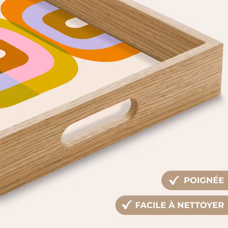 Plateau - Empilage - Formes - Orange — 8