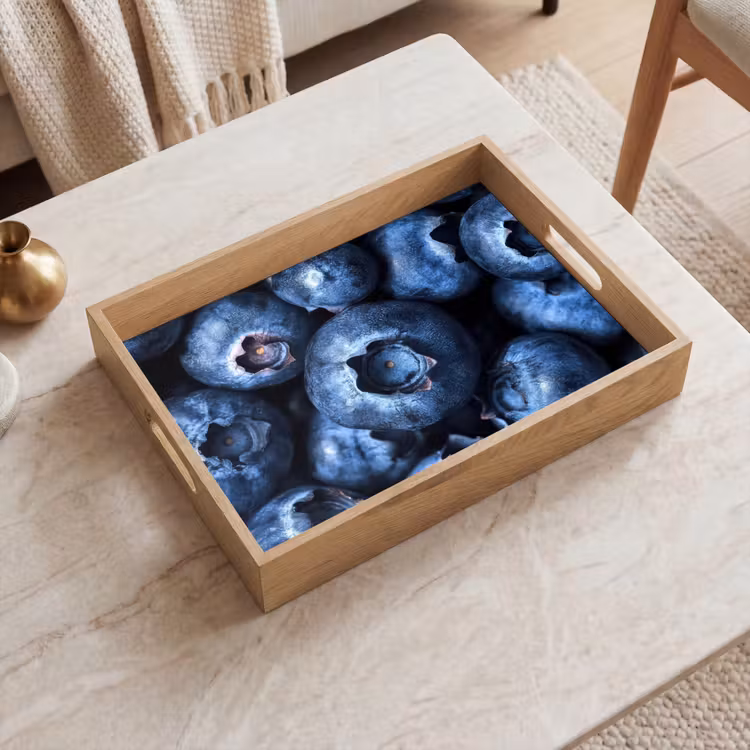 Plateau - Baies - Bleu - Fruits — 2
