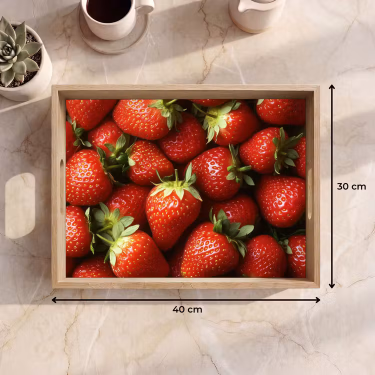 Plateau - Fraise - Fruit - Rouge — 7