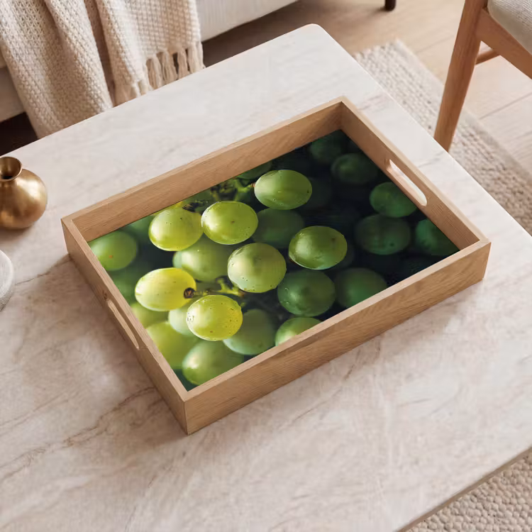 Plateau - Raisins - Grappe - Vert — 2