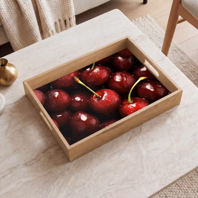 Plateau - Rouge - Fruits - Cerise — 2