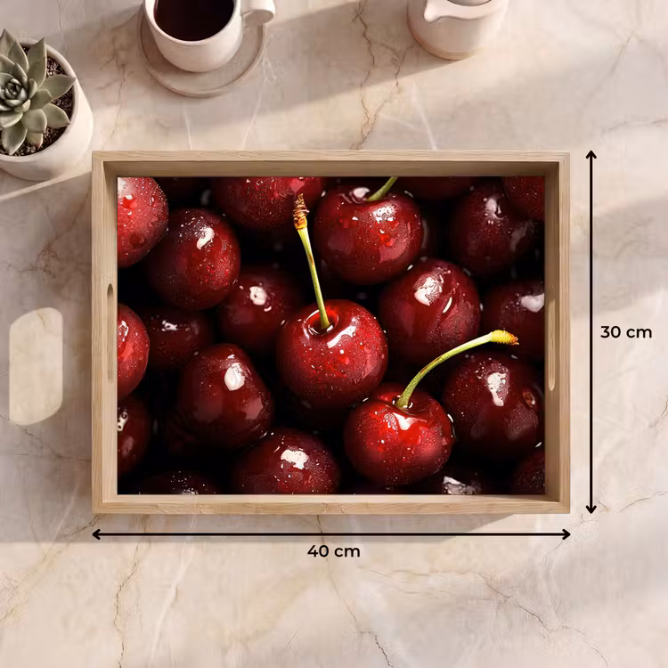 Plateau - Rouge - Fruits - Cerise — 7