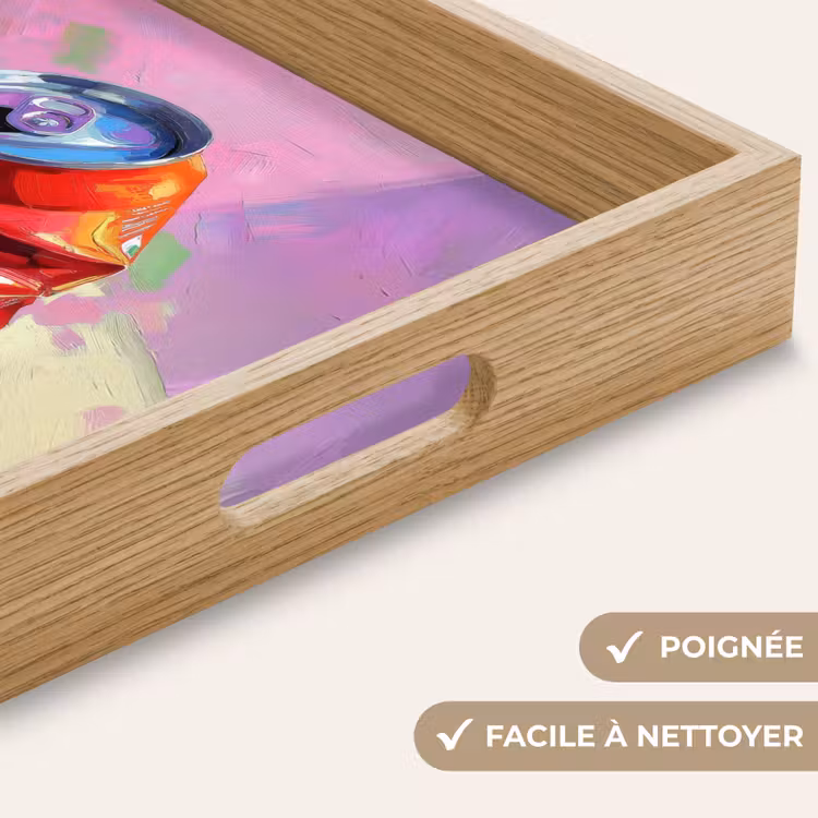 Plateau - Boisson gazeuse - Boîte - Violet — 8