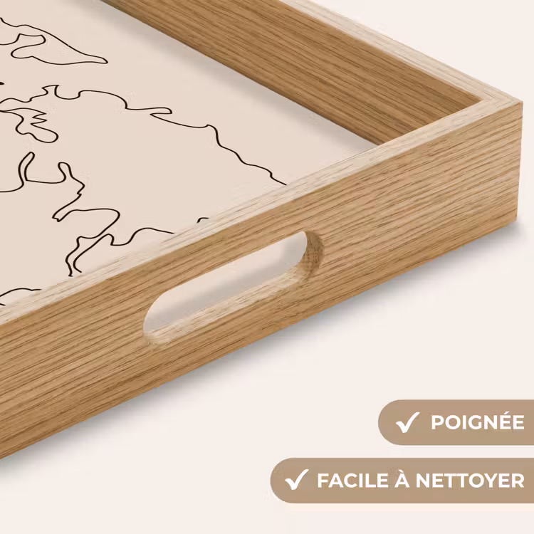 Plateau - Carte du monde - Simple - Avion — 8