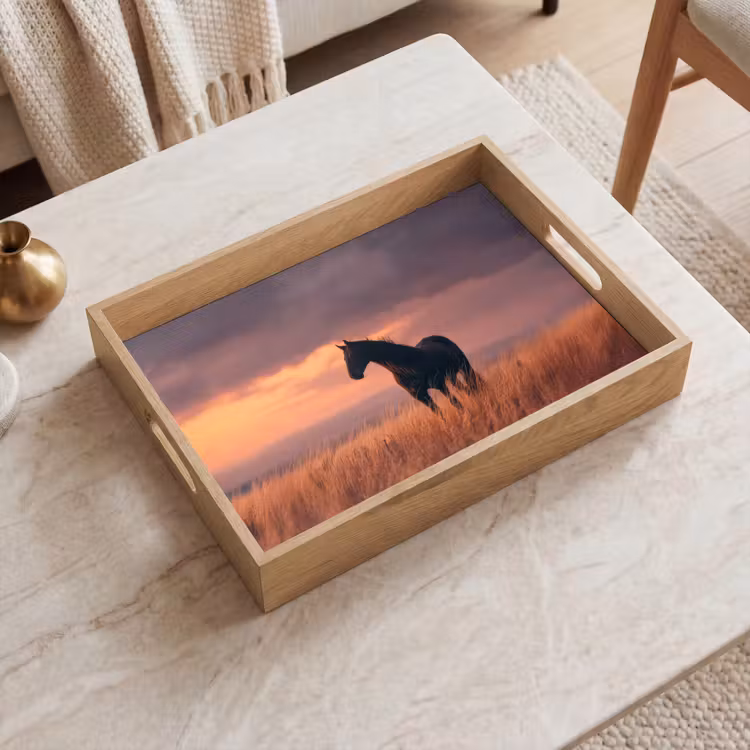 Plateau - Cheval - Nuages - Champ libre — 2