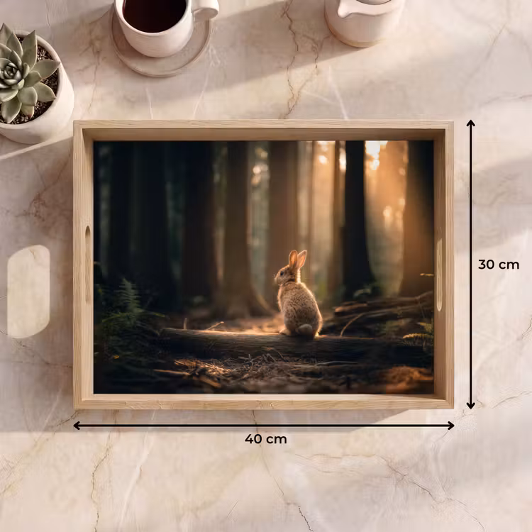 Plateau - Lapin - Forêt - Rayons de soleil — 7