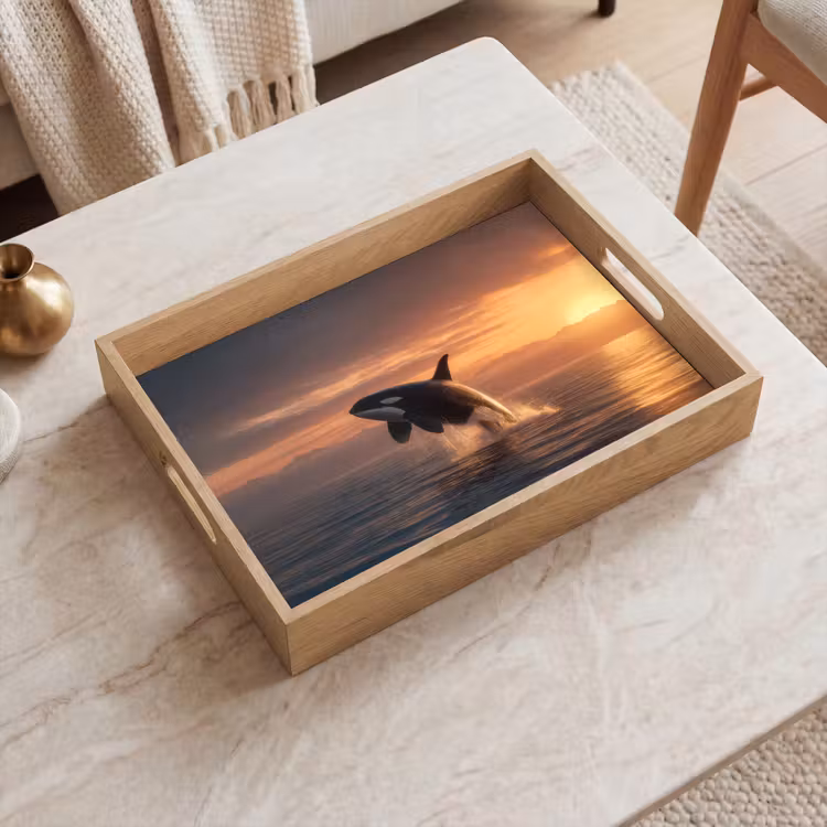 Plateau - Orque - Mer - Coucher de soleil — 2