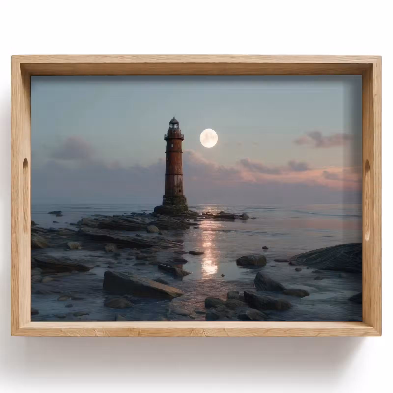 Plateau - Phare - Pierres - Eau - Lune — 1